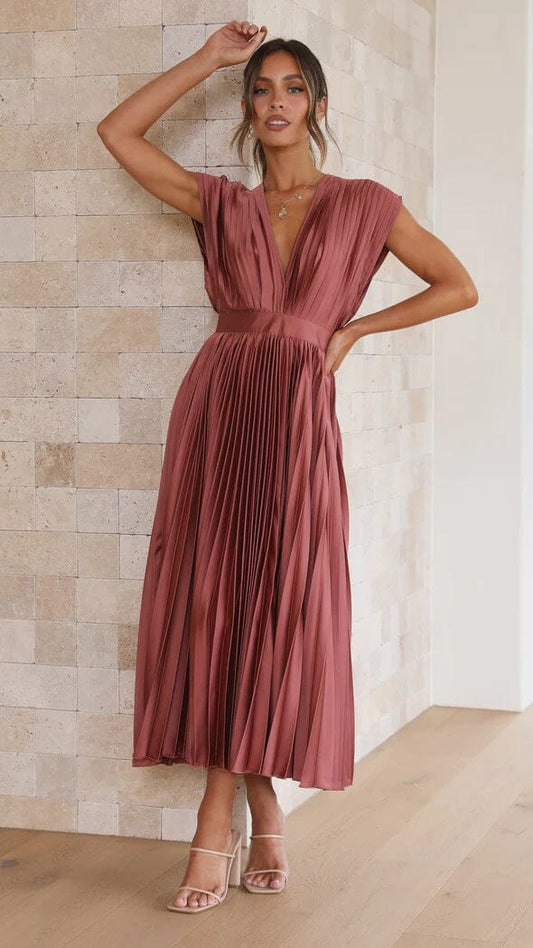 Chloe Elegante Midi-Jurk