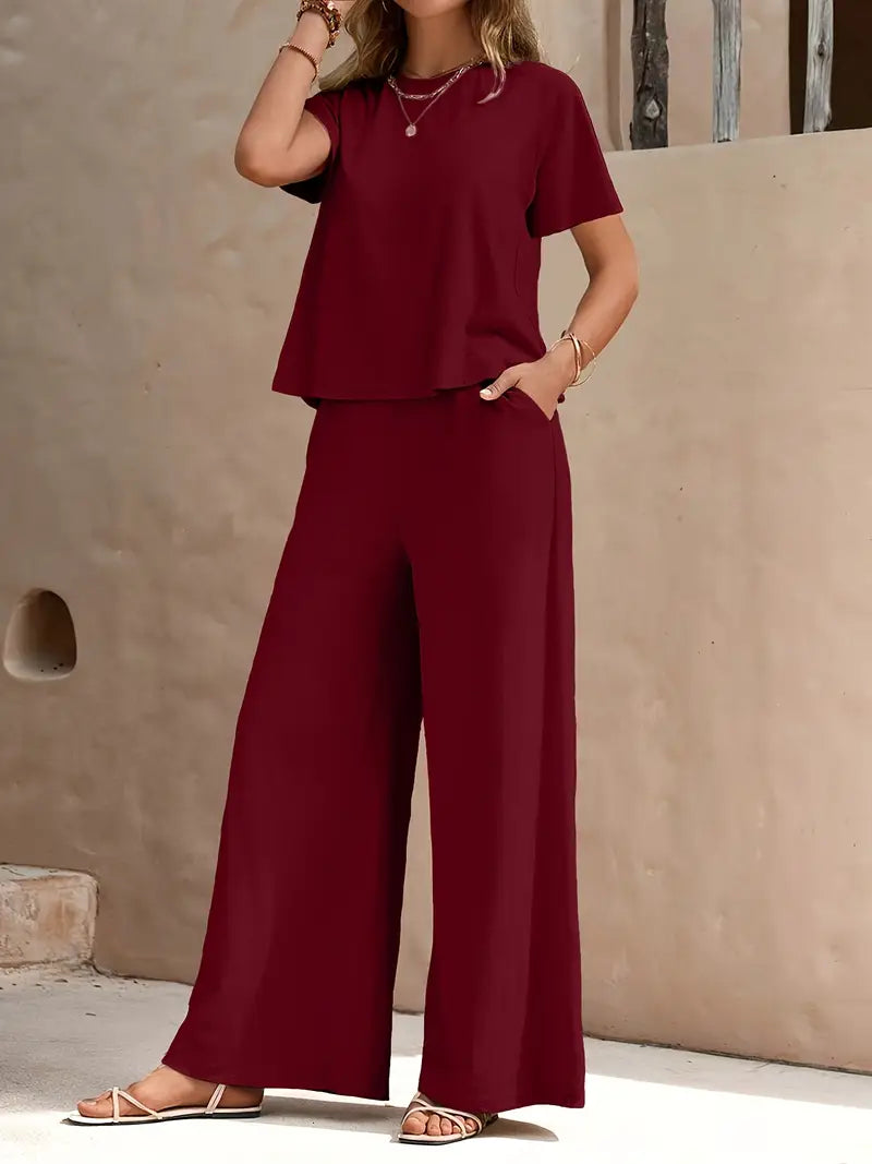 Comfort-Stretch Sweater-Set