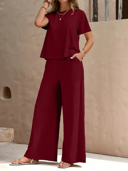 Comfort-Stretch Sweater-Set