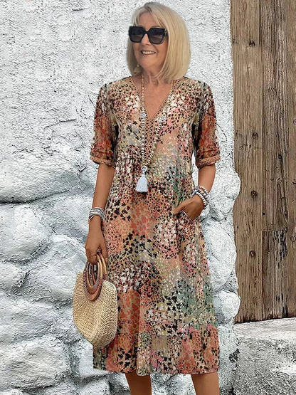 Anmutiges Midi-Kleid