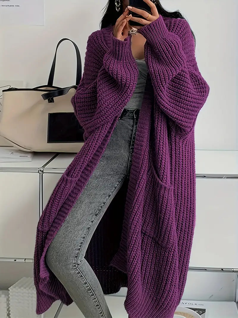 Figuur-Flatterend Lang Vest