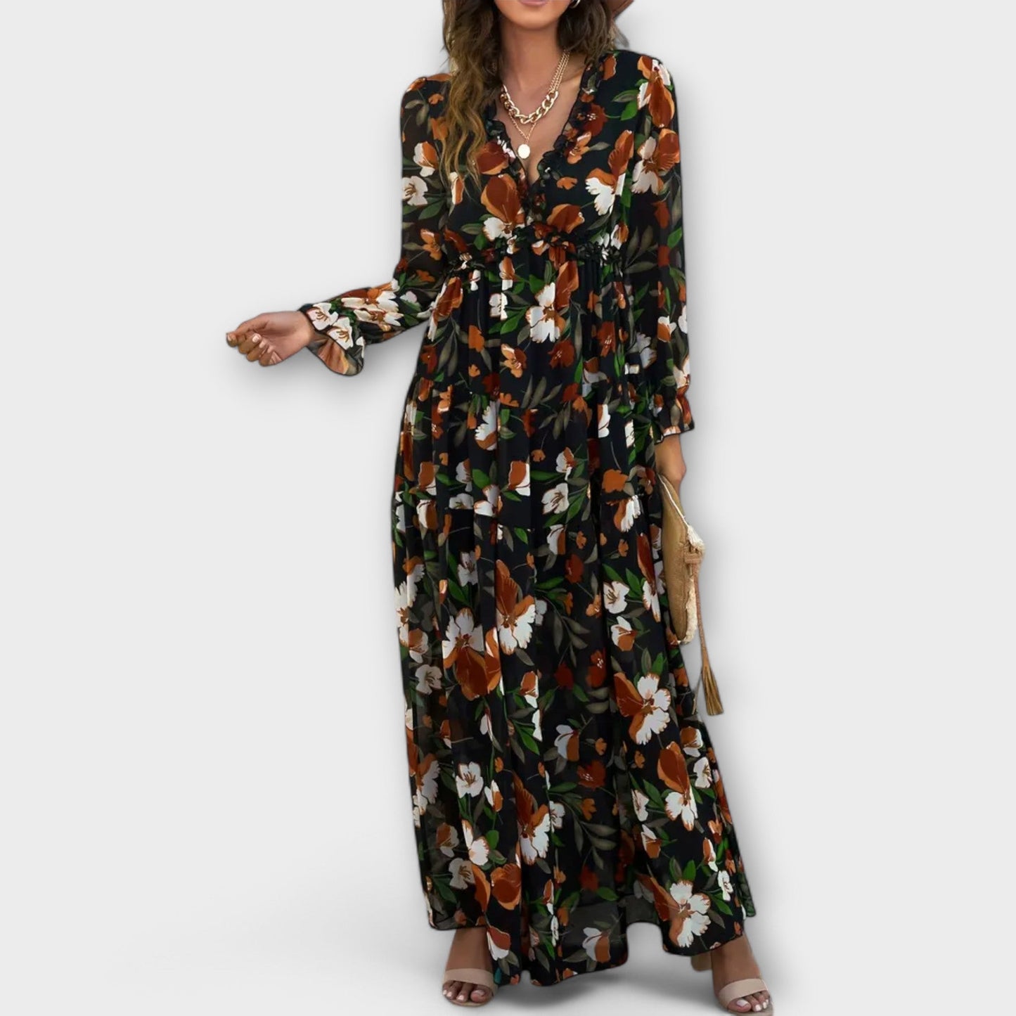 Verleidelijk Elegante Maxi-Jurk