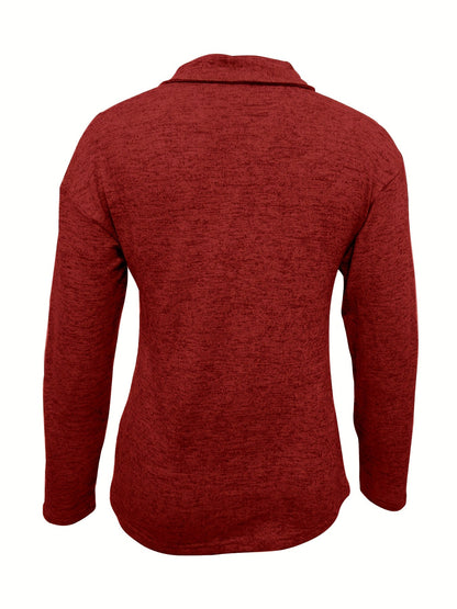 Elegant Comfort Long-Sleeve Top