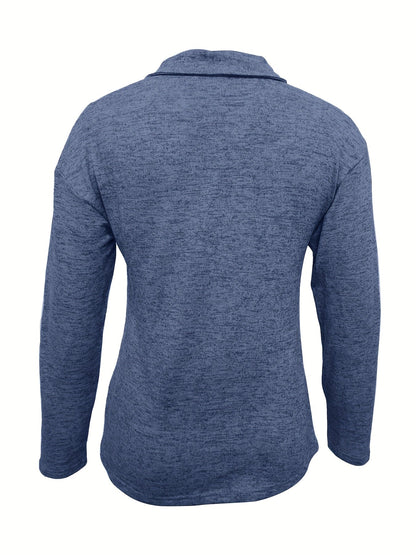 Elegant Comfort Long-Sleeve Top