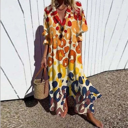 Vloeiende Boho-Jurk