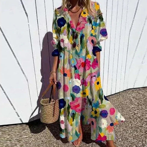Vloeiende Boho-Jurk