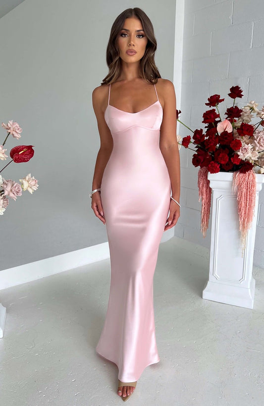 Luxe Satijnen Maxi Jurk