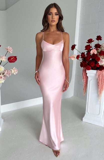 Luxe Satijnen Maxi Jurk