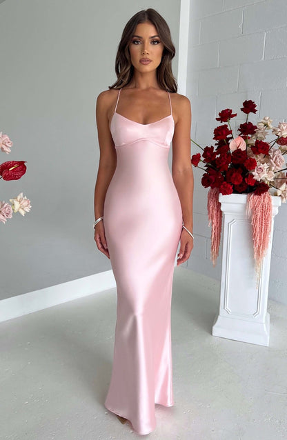 Luxe Satijnen Maxi Jurk