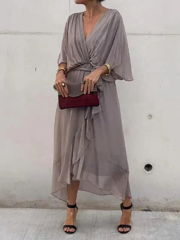 Elegant Chiffon-Seide Jurk
