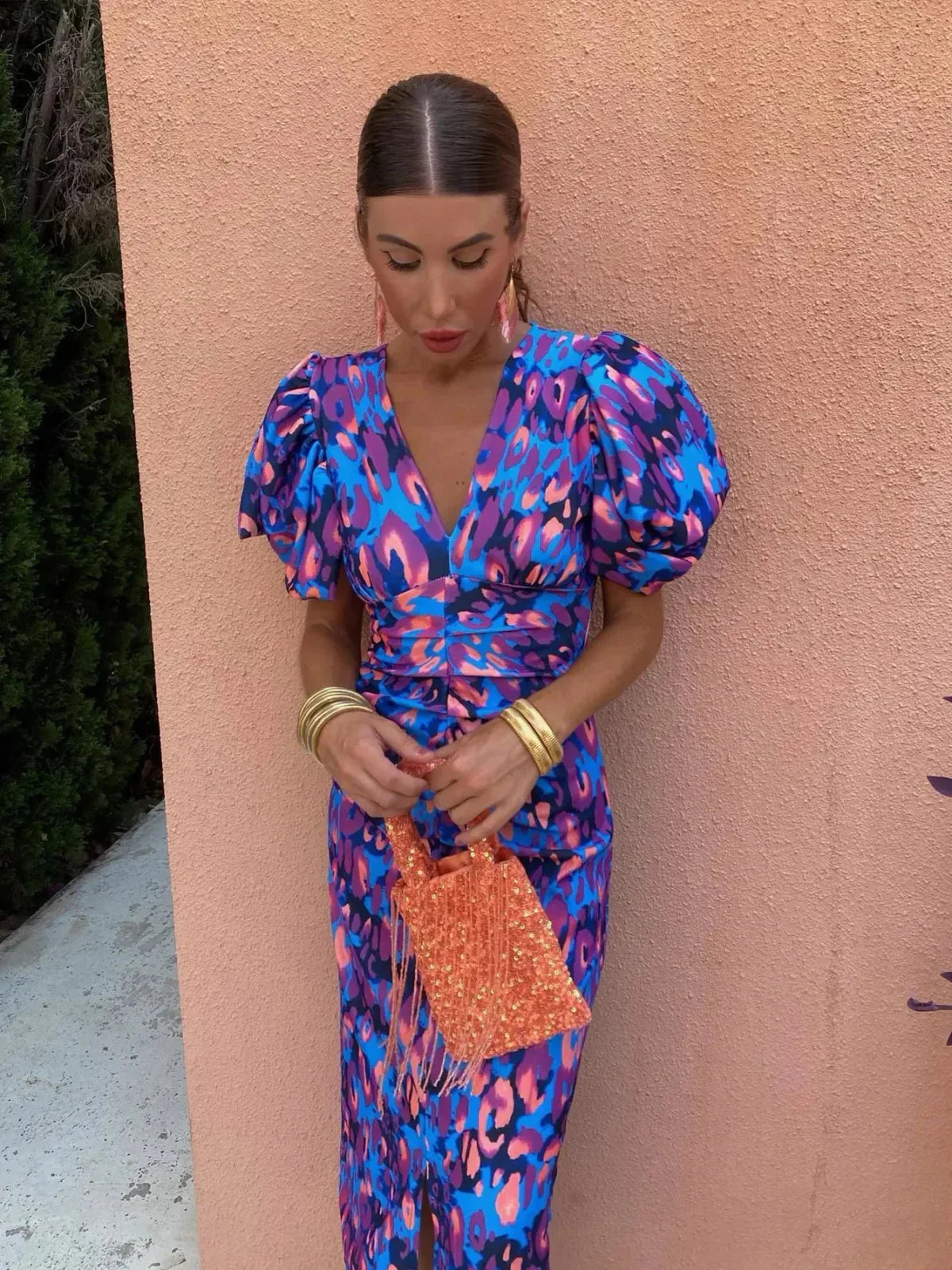 Vibrant-Kleuren Zomerjurk