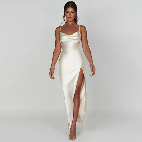 Satijnen Maxi Jurk Lily