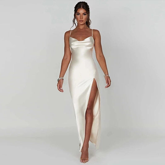 Satijnen Maxi Jurk Lily