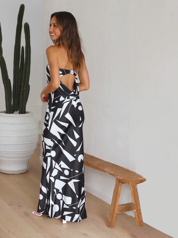 Luxe Zijde Maxi Jurk