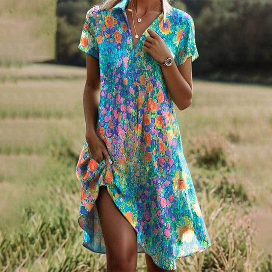 Cool-Vibe Boho-Jurk