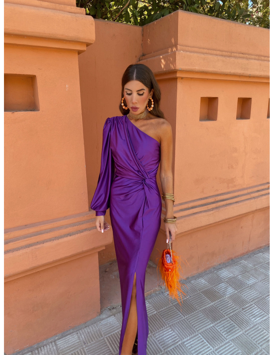 Elegant One-Shoulder Dress