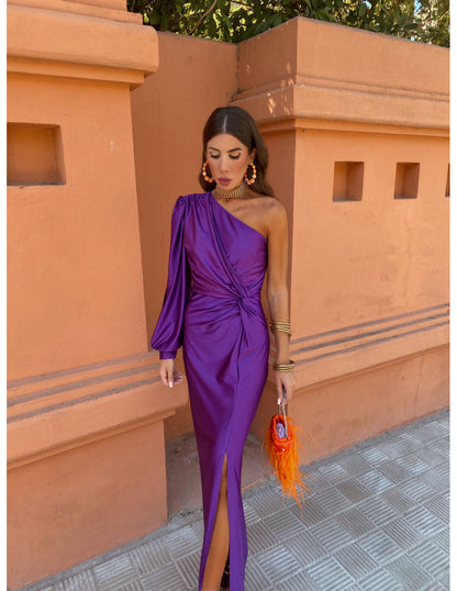 Elegant One-Shoulder Dress