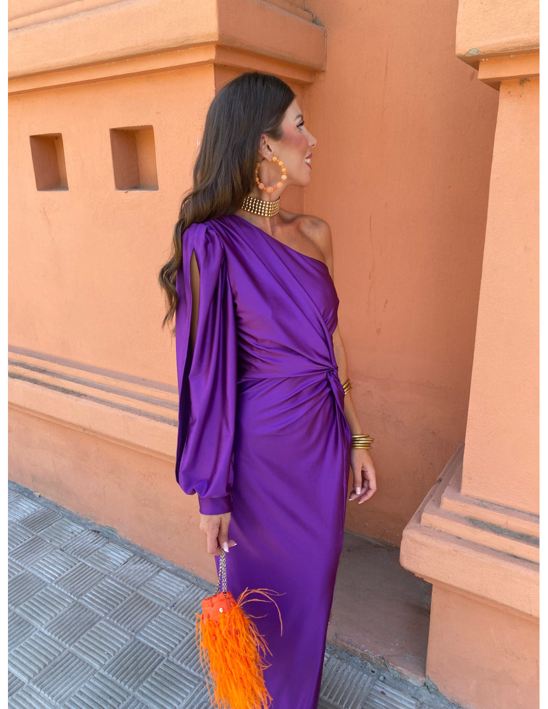 Elegant One-Shoulder Dress