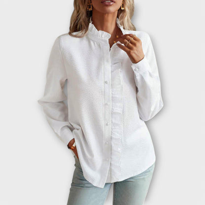 Elegant Long-Sleeve Blouse