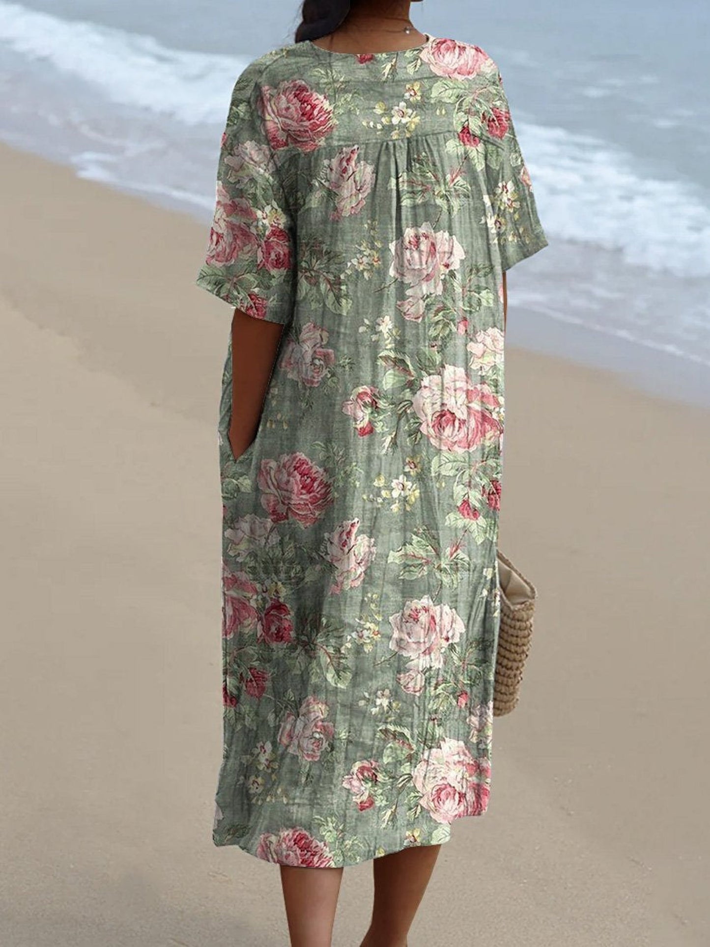 Elegante Bloemenjurk Vintage